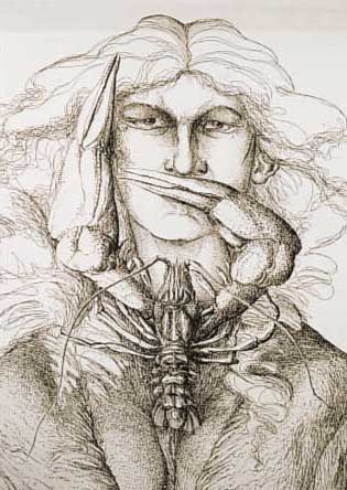 GRASS, GÜNTHER, RADIERUNG, HANDSIGNIERT UND DAT. 79, NUM. 7/120, CA. 49 X 39 CM, U.GL., R.