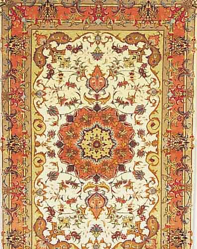 TÄBRIZ FEIN, PERSIEN, 154 X 102CM, EHZ 1-2 KORKWOLLE MIT SEIDE, CA.10 JAHRE.
