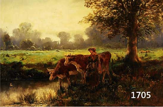 WITTMANN, CHARLES (ZSCHR.), FRANZÖSISCHER KÜNSTLER UM 1900, SOHN DES ERNEST WITTMANN, STUDIERTE IN PARIS UND BESCHICKTE VON 1902-14 DEN PARISER ...