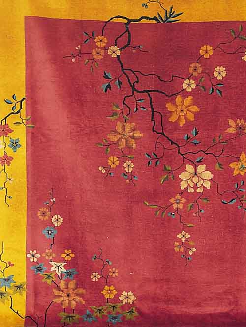 CHINA ALT, 359 X 276CM, EHZ 3 FLOR WOLLE, UM 1920