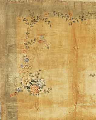 CHINA SEIDE, 428 X 307CM, EHZ 5 REINE NATURSEIDE, CA.30 JAHRE