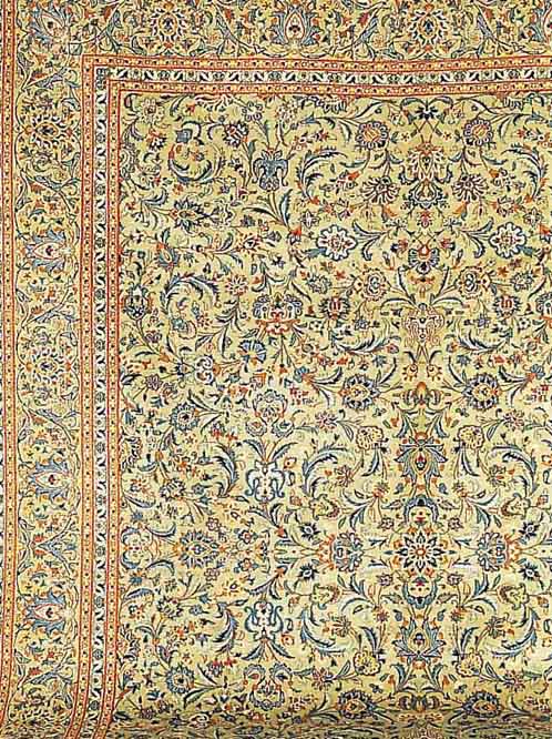 KESCHAN, PERSIEN, 405 X 305CM, EHZ 1-2 FLOR WOLLE, UM 1950