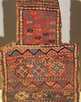 OSTKURDISCHE SATTELTASCHE, 51 X 35CM, EHZ 2 UM 1920