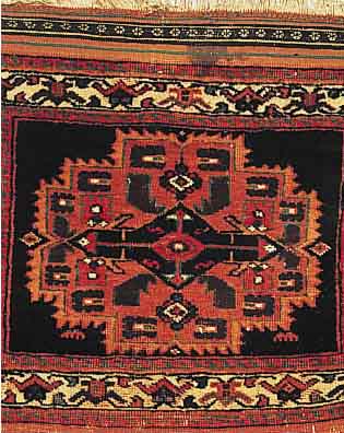 AFSHARI D.TASCHENFRONT, 71 X 57CM, EHZ 2 WOLLE AUF WOLLE, UM 1950