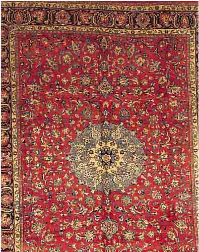 MESCHED,PERSIEN CA 390 X 298 CM..FLOR WOLLE. EHZ 2-3..CA 30 JAHRE.