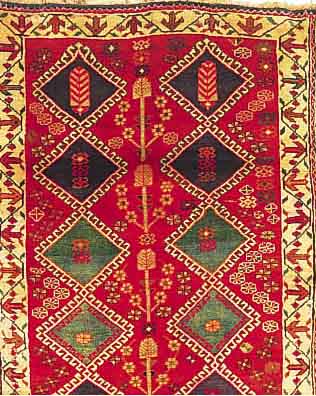 SHIRAZ,PERSIEN CA 212 X 125 CM..WOLLE AUF WO LLE.EHZ 2.CA 30 JAHRE.
