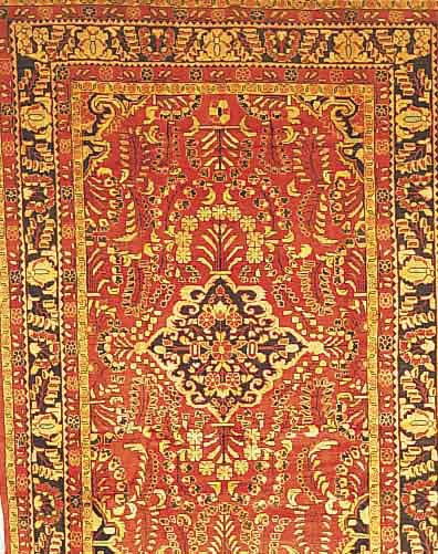 LILAIN,PERSIEN CA 306 X 213 CM..FLOR WOLLE. EHZ 2.CA 40 JAHRE.