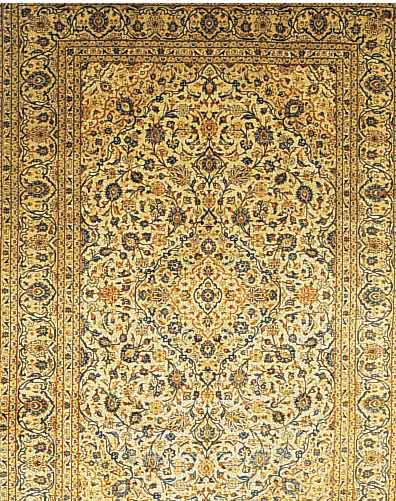 KESCHAN,PERSIEN CA 370 X 250 CM..FLOR WOLLE. EHZ 2.CA 45 JAHRE.