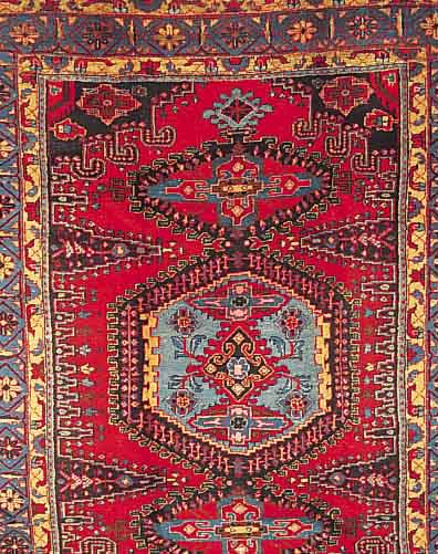 WISS,PERSIEN CA 322 X 231 CM..FLOR WOLLE. EHZ 3.CA 30 JAHRE.