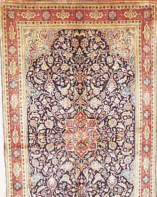 SAROGH,PERSIEN CA 210 X 128 CM..FLOR WOLLE. EHZ 2.CA 30 JAHRE.