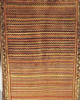 GABBEH,PERSIEN CA 210 X 140 CM..WOLLE AUF WO LLE.EHZ 2.CA 30 JAHRE.