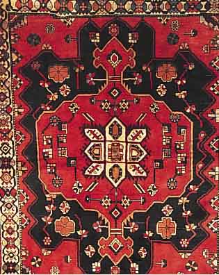 BACHTIAR,PERSIEN CA 202 X 165 CM..FLOR WOLLE EHZ 2-3.CA 40 JAHRE.