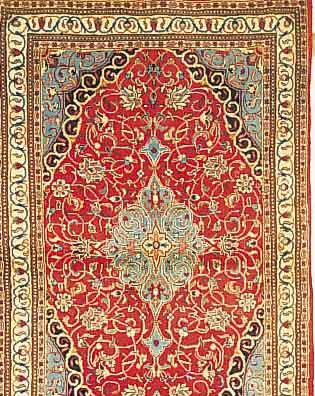 SAROGH,PERSIEN CA 155 X 100 CM..FLOR WOLLE. EHZ 2.CA 20 JAHRE.