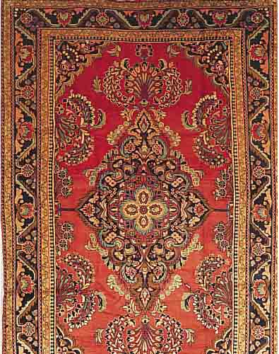 LILIAN,PERSIEN CA 363 X 239 CM..FLOR WOLLE. EHZ 2-3.CA 40 JAHRE.