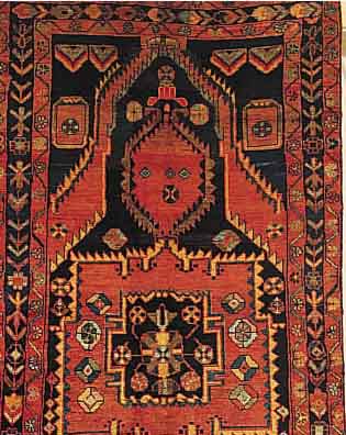 KORDI,PERSIEN CA 284 X 133 CM..FLOR WOLLE. EHZ 3.CA 40 JAHRE.