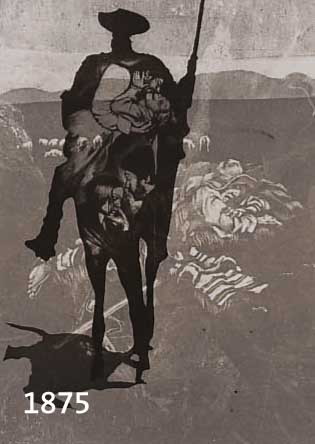 SCHLOTTER, EBERHARD, GEB. 1921 HILDESHEIM, DON QUICHOTTE, LITHOGRAPHIE, HANDSIGN., NUM. 51/100, CA. 23 X 20 CM