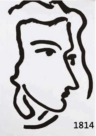 MATISSE, HENRI, 1869-1954, NADIA REGARDANT A DROITE, LITHOGRAPHIE ÜBER CREMEFARBENEM GRUND NACH EINER ZEICHNUNG VON 1948, IM STEIN SIGN., AUF ...