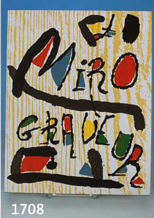 Miro, Joan, 1893-1983, Buchband: Radierungen Band III 1973-1975, mit zwei Originallitho- graphien Blattgr. je ca. 31.5 x 24.5 cm, im Schuber
