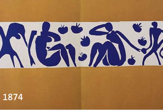 MATISSE, HENRI, SECHS FARBLITHOGRAPHIEN AUS: DIE LETZTEN WERKE VON MATISSE, MOURLOT PARIS 1958, JEWEILS ZWEIFACH GEFALTET,BLATTGR. JE CA. 31 X 83 CM