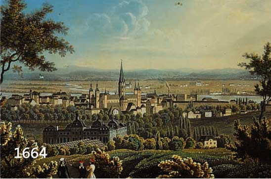 UNBEKANNTER MALER, DEUTSCH, UM 1830-40, DREI FEINE GOUACHEMALEREIEN MIT VERSCH. RHEINANSICHTEN, DARUNTER ZWEI BURGEN, JE CA. 12 X 17.5 CM, PP, ...