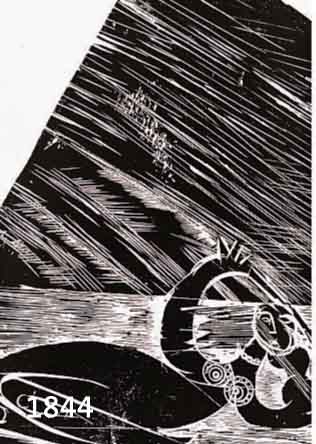 GRIESHABER, HAP, 1909-1981, DER RHEIN, DREI HOLZSCHNITTE VON 1965, CA. 38 X 45 UND 38 X 26 CM, PP
