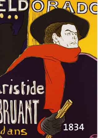 DE TOULOUSE-LAUTREC, HENRI, 1864-1901, VIER FARBLITHOGRAPHIEN VON 1965, JE CA. 20 X 30 CM, PP