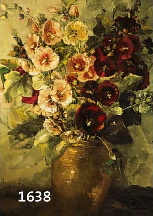 HESPE, H., MITTE 20. JH., ÖL/MALKARTON, BLUMENSTILLEBEN, SIGN., 86X66 CM, R.