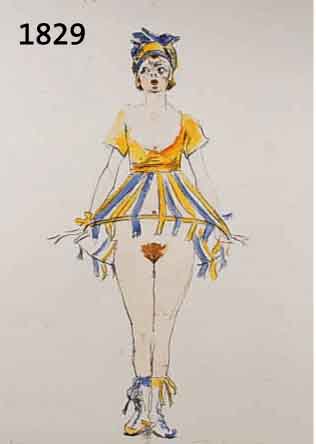 BEREND-CORINTH, CHARLOTTE, EHEFRAU DES LOVIS CORINTH, BALLERINA, FARBLITHOGRAPHIE UM 1920, HANDSIGNIERT, CA. 62 X 49 CM
