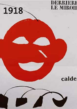 CALDER, ALEXANDER, DERRIERE LE MIROIR, HEFT 221 VON 1976, MIT SIEBEN FARBLITHOGRAPHIE N, JE CA. 38 X 28 CM