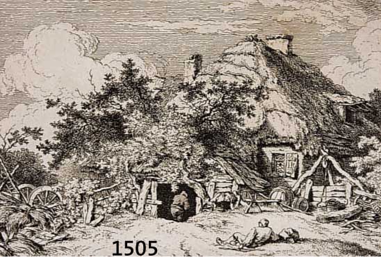 KOBELL, FERDINAND, 1740 MANNHEIM-1799 MÜNCHEN, LANDSCHAFTEN MIT WANDERERN, ZWEI RADIERUNGEN VON 1779, EINE IN DER PLATTE SIGN. UND DAT., JE CA. 14 ...