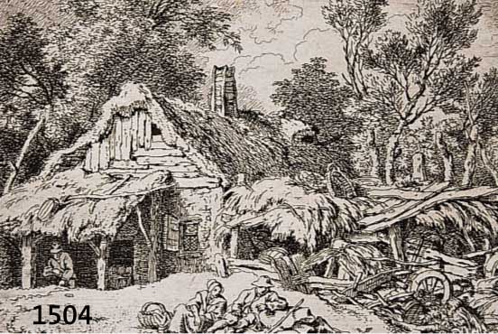 KOBELL, FERDINAND, 1740 MANNHEIM-1799 MÜNCHEN, LANDSCHAFTEN MIT WANDERERN, ZWEI RADIERUNGEN VON 1781, EINE IN DER PLATTE SIGN. UND DAT., JE CA. 14 ...
