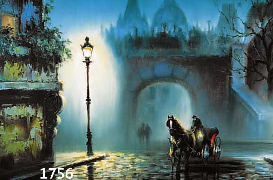KORÄSSY, K., *1928 UNGARN, ÖL/LWD., SCHÜLER VON PR. ANRE BRASSAY, BETEILIGTE SICH AN INTERNATIONALEN AUSSTELUNNGEN, HIER: PARIS BEI NACHT, ...