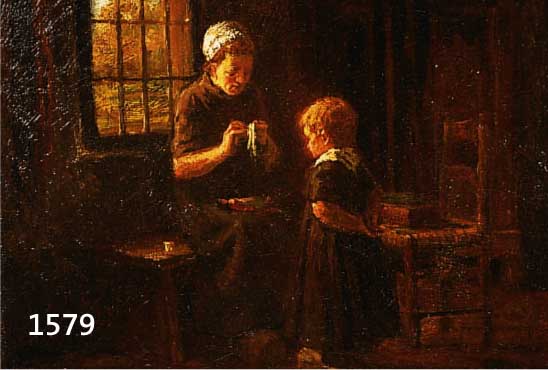 POTHAST, BERNHARD, 1882 HAL-1966 LAREN,, ÖL/LWD., KLEINE REST. O. RE., LINKS UNTEN SIGN., 36X41 CM, DEKORATIVER R.