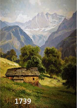 HÖFER, B., LANDSCHAFTSMALER,, UM 1900, ÖL/LWD., SONNIGES TAL, DER WEG NACH SOGLIO U. SCIORRA- GRUPPE, FEINE QUALITÄTVOLLE MALEREI, SIGN., ...