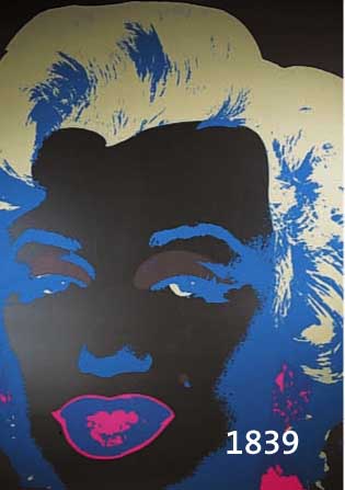 WARHOL, ANDY, 1928-87, FARBSERIGRAPHIE, MARILYN, SUNDAY B. MORNING 91 X 91 CM, RÜCKSEITIG GESTEMPELT: FILL IN YOUR OWN SIGNATURE