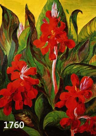 GOEBEL, KARL GERHARD, DIE DREI BLUMEN IM GARTEN DER PARKVILLA, ÖL/MALKARTON, RÜCKSEITIG SIGNIERT UND DAT. 1927, BETITELT, CA. 74 X 58 CM, R.