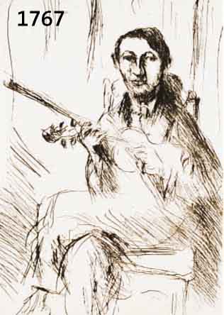 CORINTH, LOVIS, 1858-1925, BILDNIS DES ANDREAS WEISGERBER, RADIERUNG, RE. U. HANDSIGNIERT, CA. 34 X 23 CM