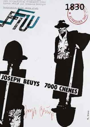 BEUYS, JOSEPH, 1921-1986, 7000 EICHEN, MULTIPLE, HANDSIGNIERT UND MIT FIU-STEMPEL VERSEHEN, CA. 29 X 21 CM