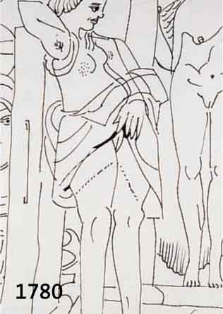 FRANK, EDVARD, 1909-1972, DRE EROTISCHE ZEICHNUNGEN, FILZSTIFT AUF PAPIER, RÜCKSEITIG MIT NACHLAßSTEMPEL, CA. 29 X 20 CM