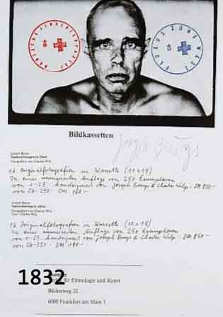 BEUYS, JOSEPH, 1921-1986, BILDKASSETTEN, MULTIPLE, HANDSIGNIERT, GESTEMPET; DEUTSCHE STUDENTENPARTEI UND FLUXUS-ZONE-WEST, CA. 29 X 20 CM