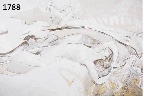 GÖRG, JÜRGEN, KONZERT, FARBAQUATINTARADIE- RUNG, HANDSIGNIERT UND DAT. 96, NUM. 64/100, CA. 70 X 50 CM