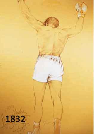 BRUNI, BRUNO, HENRY MASKE, FARBLITHOGRAPHIE, HANDSIGNEIRT UND DAT. 94, NUM. 20/125, CA. 72.5 X 50 CM