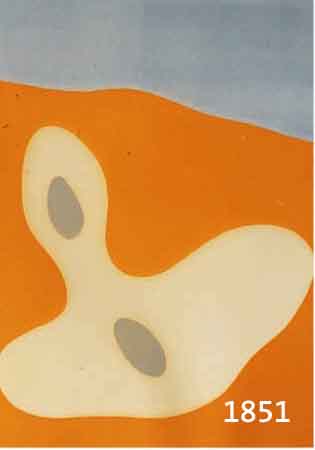 ARP, JEAN, FARBLITHOGRAPHIE, HANDSIGNIERT UND NUM. 41/50, CA. 33 X 25 CM, PP, U.GL., R., LEICHTE ALTERSSPUREN