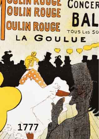 TOULOUSE-LAUTREC, HENRI DE, 1864-1901, 4 FARBLITHOGRAPHIEN AUS JULIEN, UM 1960, CA. 24X30 CM, PP