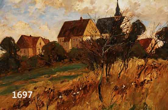 ACKERMANN, OTTO, 1872 BERLIN - 1953, ÖL/LWD., LERNTE IM ATELIER DES MARINEMALERS PROF. H. ESCHKE IN BERLIN U. LIESS SICH SPÄ- TER IN DÜSSELDORF ...