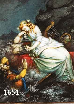 HER, THEODOR, 1838 ROTH BEI WIESLOCH-1892 MÜN- CHEN, MISCHTECHNIK AUF PAPIER, HIER: LORE- LEY, UNSIGN., DER KÜNSTLER STUDIERTE IN STUTTGART U. ...