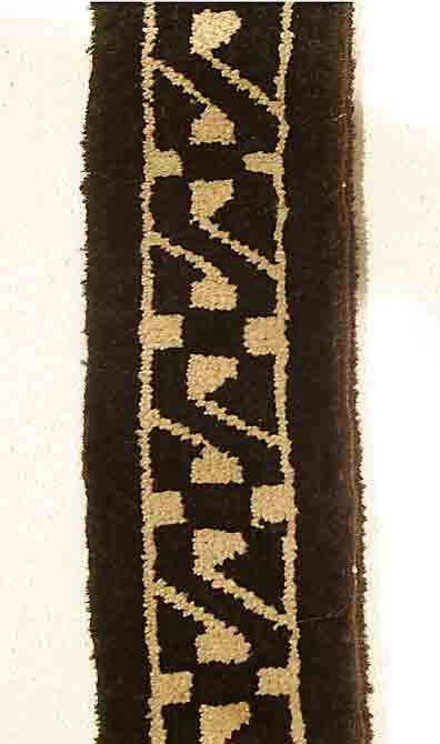 Schmuckband, Belutsch, 78 x 9cm, Ehz 2 Wolle auf Wolle, um 1950.