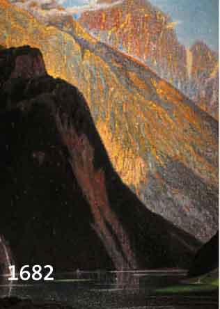 SCHNEIDER, ALFRED, JUGENDSTIL- KÜNSTLER ANFANG 20. JH., WOHL SCHWEIZ, ÖL/LWD., (SEHR LEICHTE FARBABSPLITTERUNG), SONNENBESCHIENENE STEIL AUFRA- ...