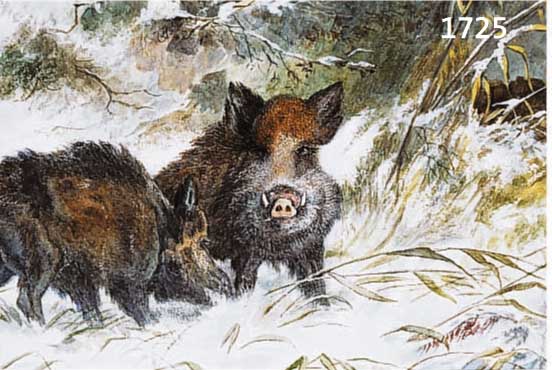 UNBEK. KÜNSTLER 1. HÄLFTE 20. JHD., WINTERLANDSCHAFT MIT KEILER UND BACHE, AQUA- RELL, UNSIGN., MAßE CA. 17X22 CM., IM WECHSEL- RAHMEN