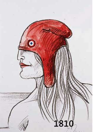 UNGERER, TOMI, GEB. 1931, FARBLITHO 1969, MARIANNE, HANDSIGN., NUMMERIERT, 39/100, 41X31 CM